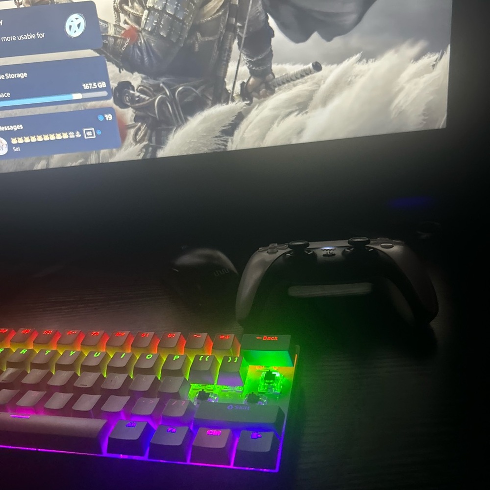RGB Gaming Keyboard and Controller Set